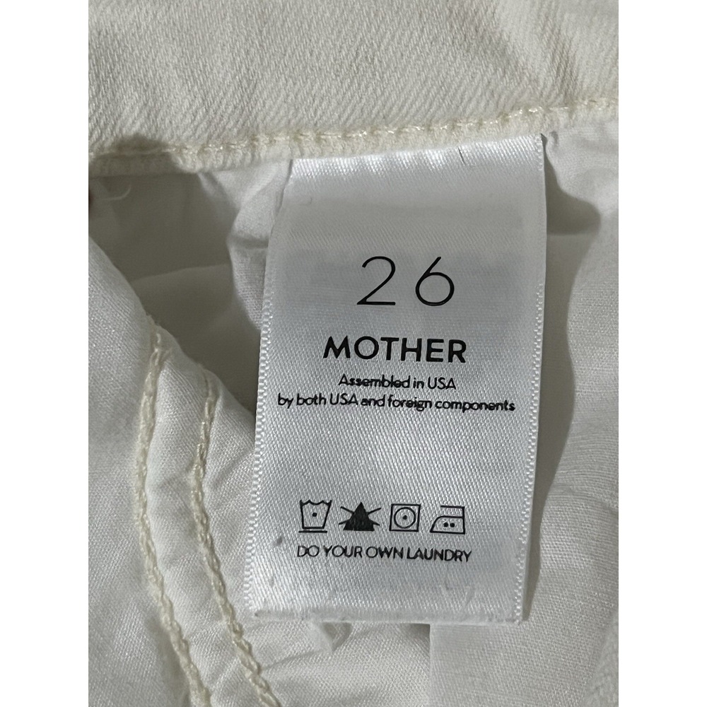 MOTHER White Ankle Crop Jeans - Picture 11 of 16